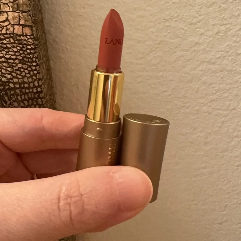Lancome L'absolu Rouge Cream lipstick 274 French Tea mini travel Sz 1.6g FRESH